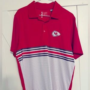 Kansas City Chiefs size large Cutter and Buck Polo